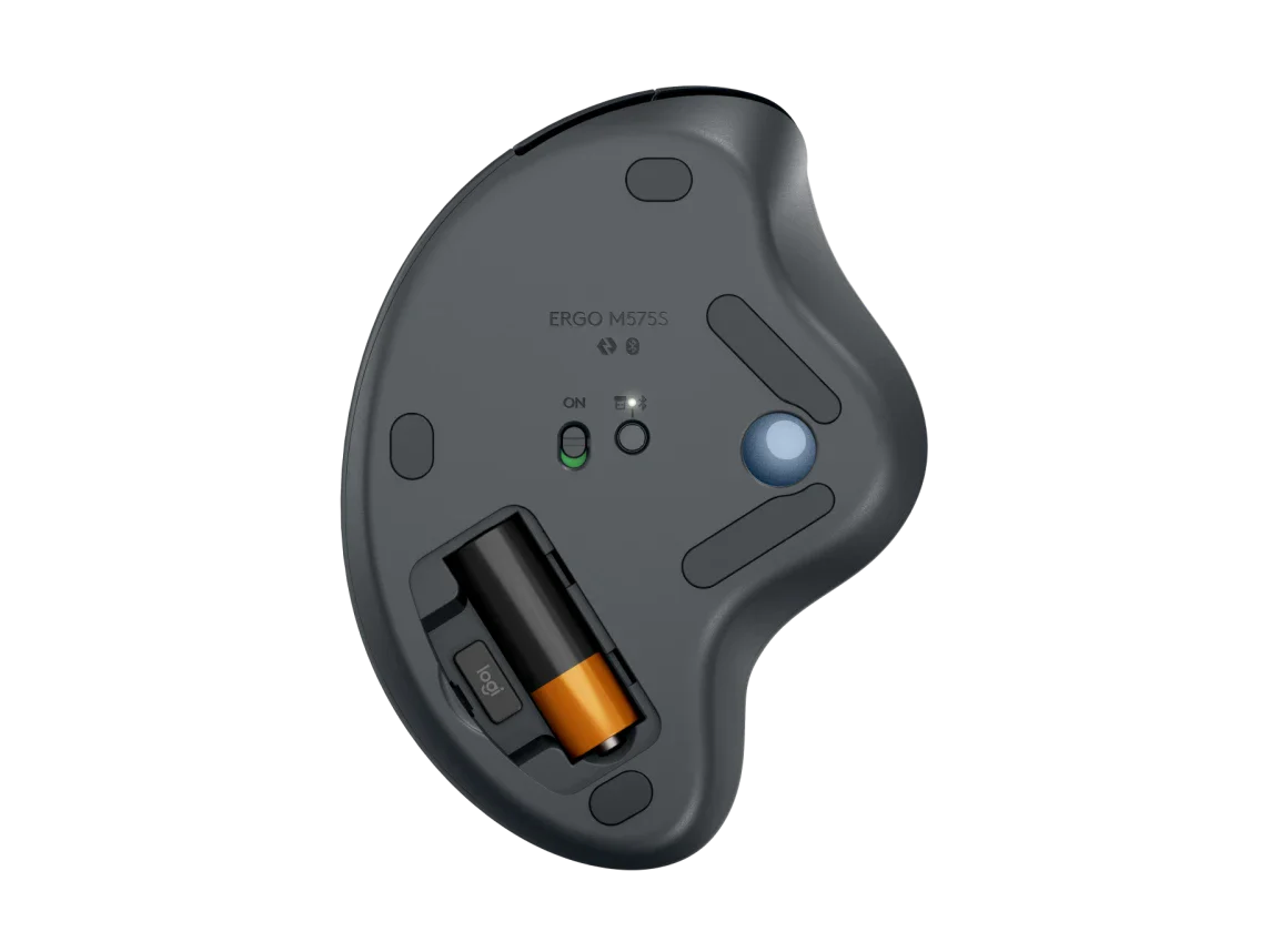 Logitech ERGO M575S Wireless Trackball, Black
