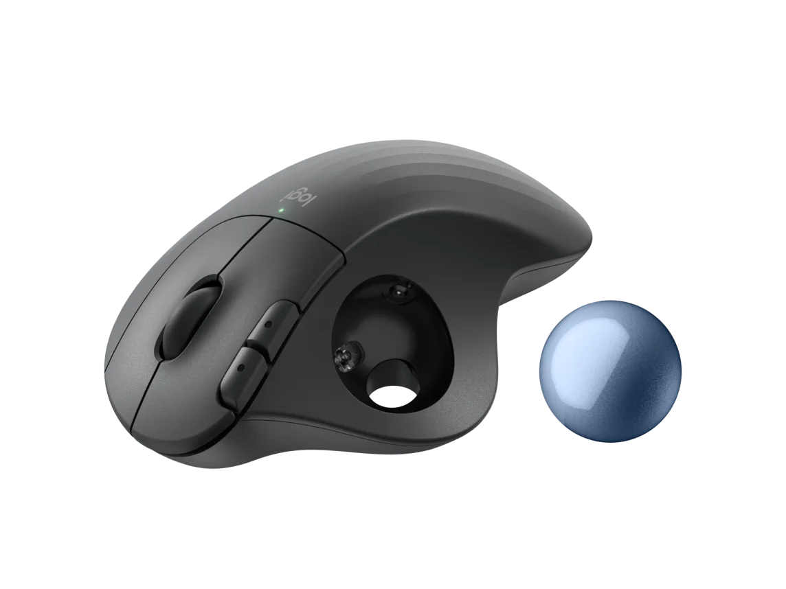 Logitech ERGO M575S Wireless Trackball, Black