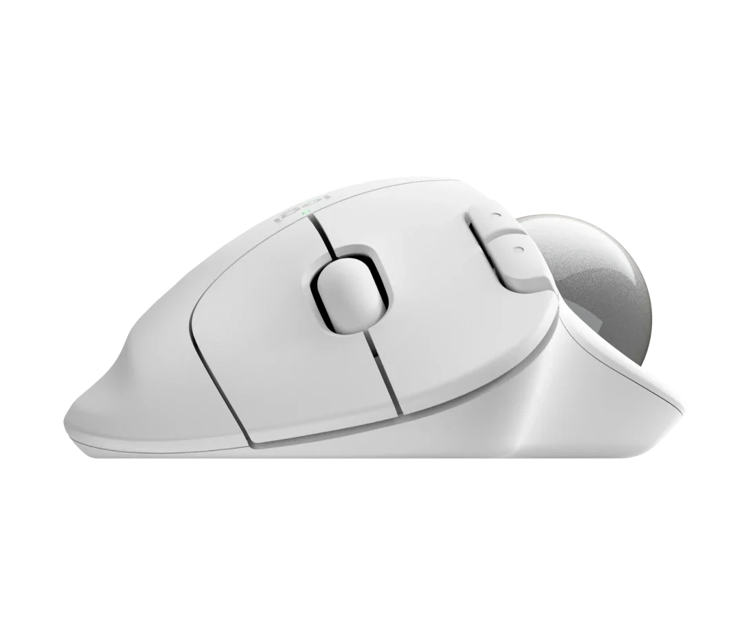 Logitech ERGO M575S Wireless Trackball, White