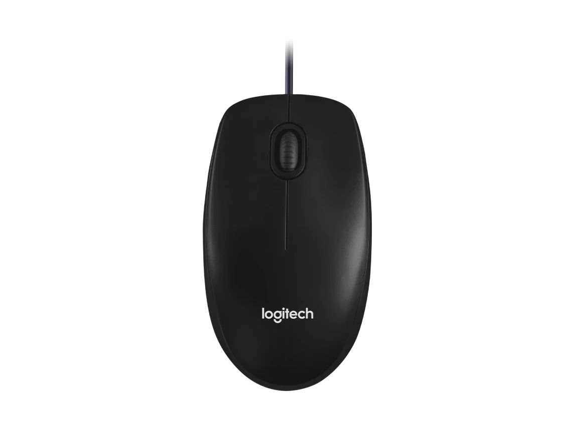 LOGITECH M100R USB WIRED MOUSE BLACK