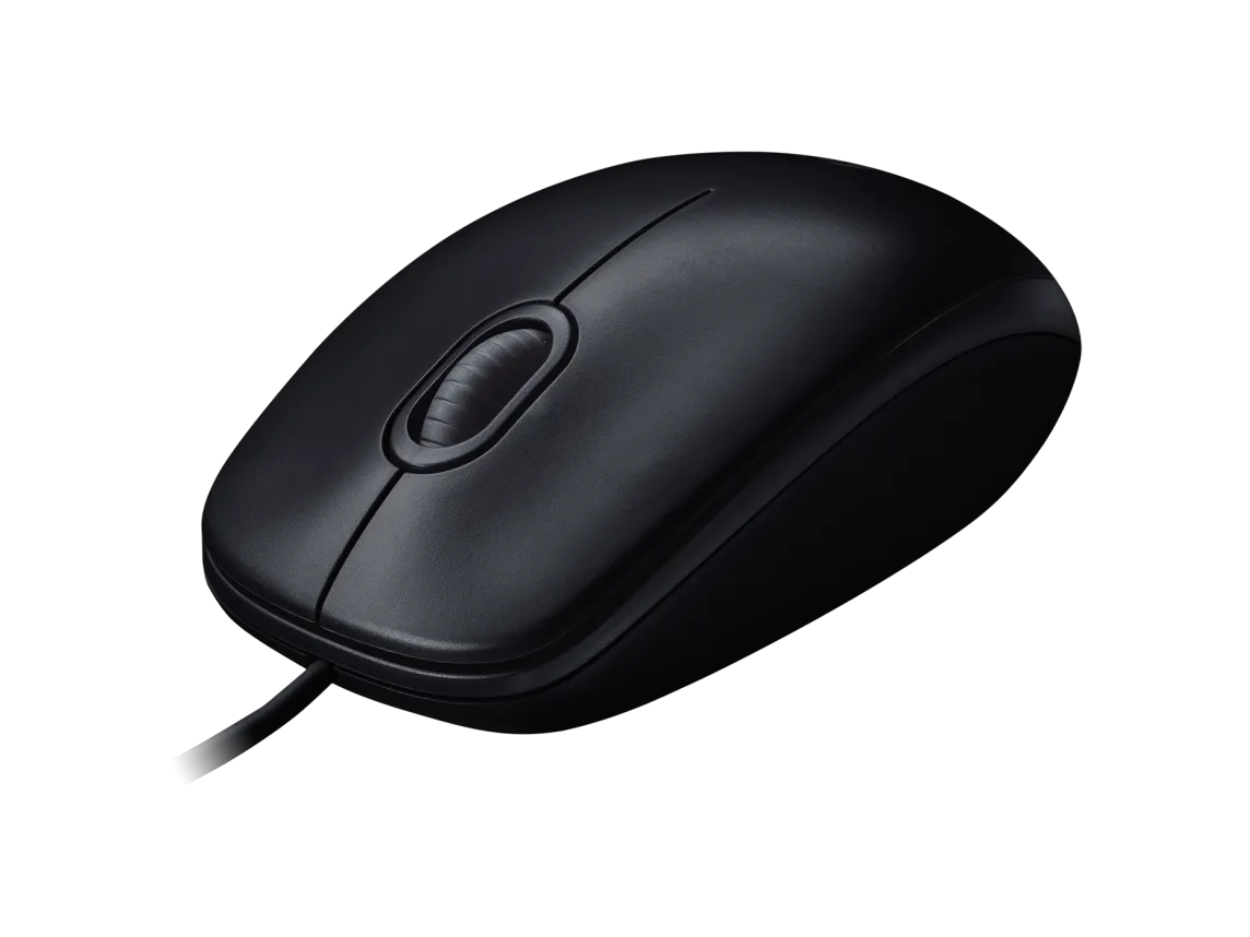 LOGITECH M100R USB WIRED MOUSE BLACK