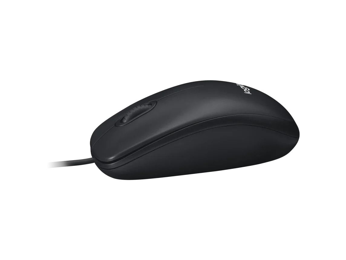 LOGITECH M100R USB WIRED MOUSE BLACK