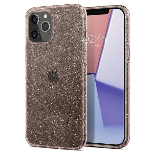 Spigen iPhone 12 Pro Max  Liquid Crystal Glitter, Rose Quartz