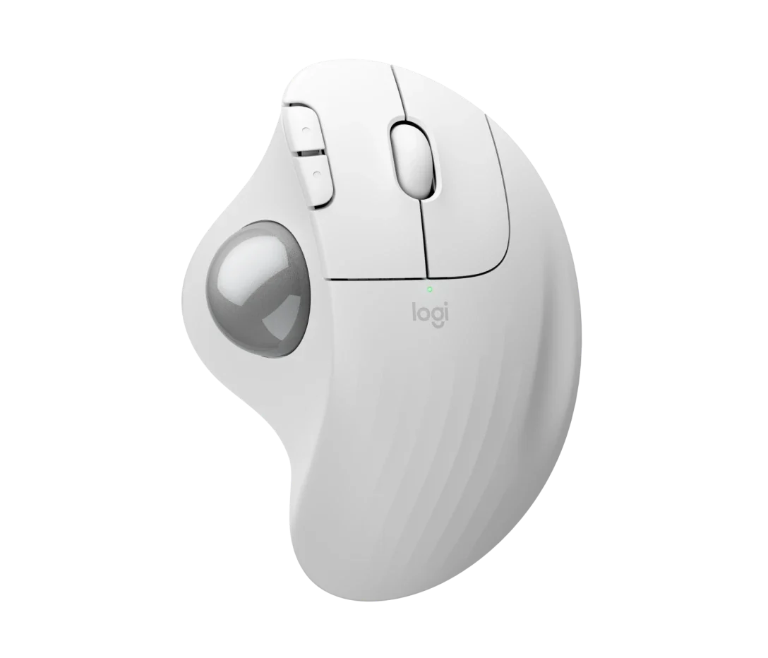 Logitech ERGO M575S Wireless Trackball, White