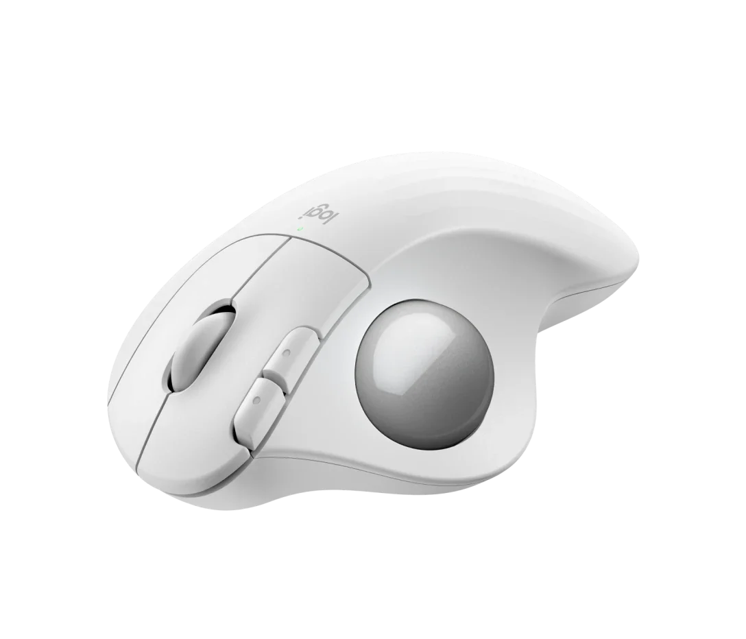 Logitech ERGO M575S Wireless Trackball, White