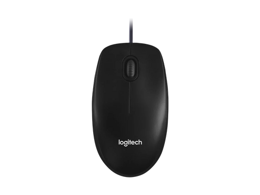 LOGITECH M100R USB WIRED MOUSE BLACK